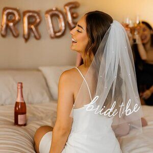 Bride to Be Sash Veil